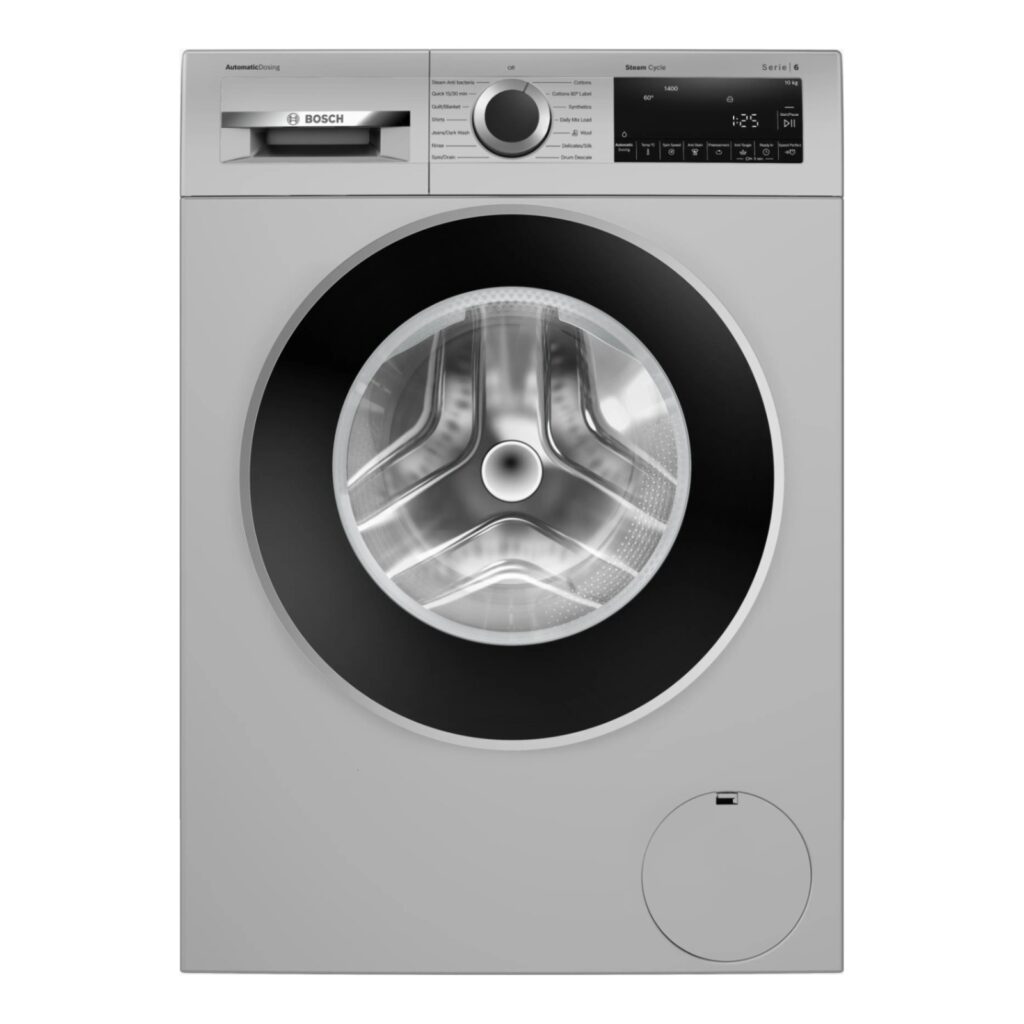 BOSCH 10 kg Fully Automatic Series 6 Front Load washing machine, 1400 Rpm (WGA254ISIN, Graphite)