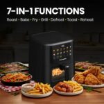 Crompton 5.5L Ameo Pro Air Fryer(Black) - Image 7