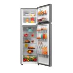 Haier 268L 2 Star Convertible Frost Free Double Door Refrigerator (HRF-3182IBNSA-P, Nickel Steel) - Image 2