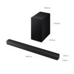 Samsung B-series 370W 3.1ch Soundbar with Q-Symphony (HW-B650F, Black) - Image 3