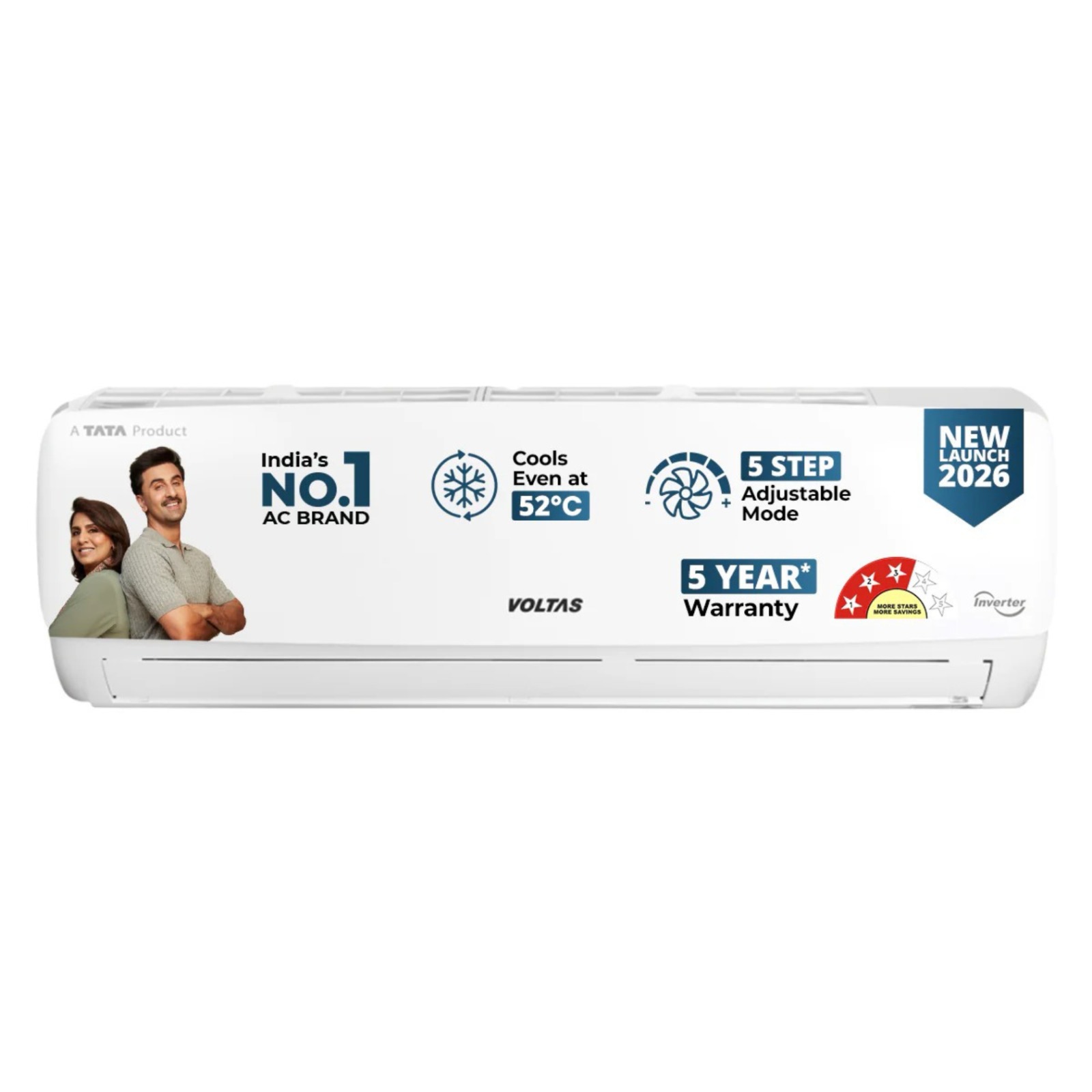 WhatsApp Image 2026-06-18 at 12.57.35 PM Voltas 1 Ton 3 Star Convertible Inverter Split AC, 2026 Model (123INV Vectra Elegant)