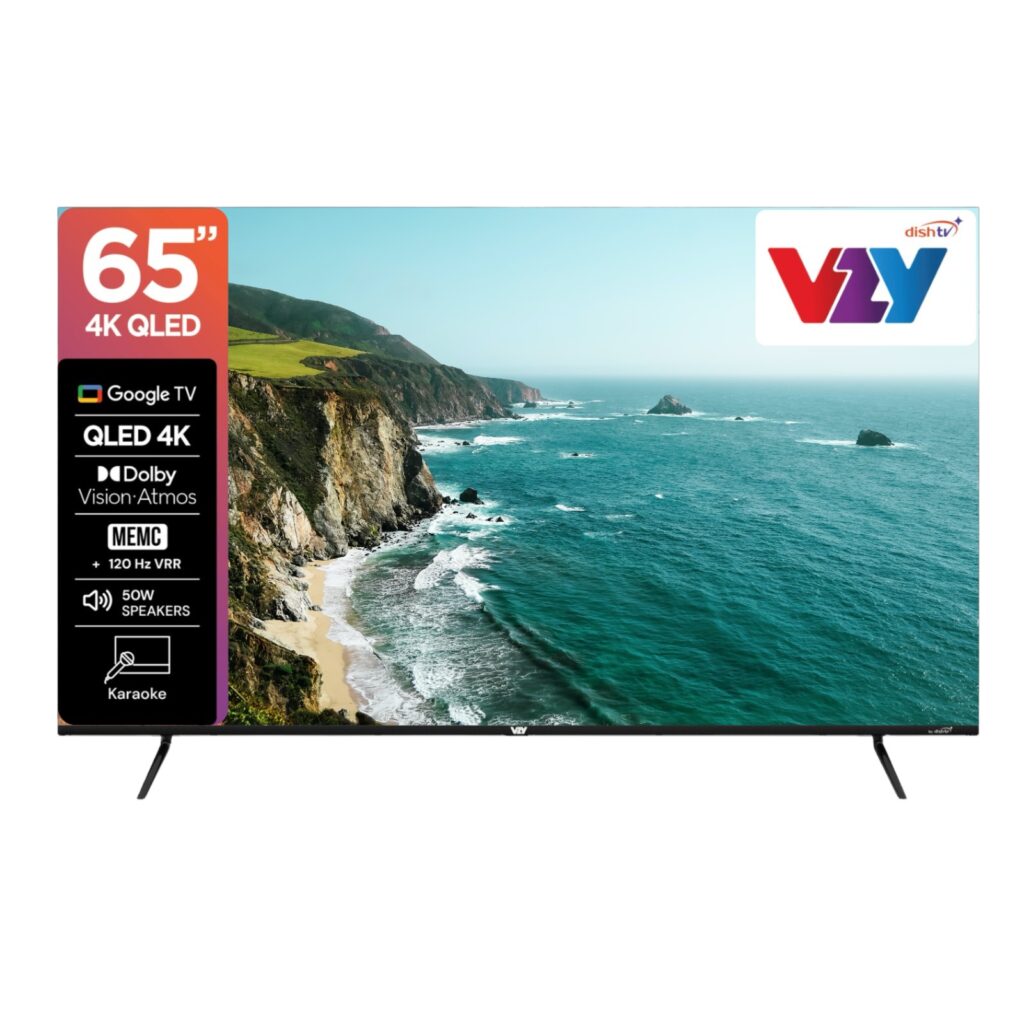 VZY 65 Inch (165 cm) 4K QLED Premium Smart LED TV (X65UHQG5AVD)