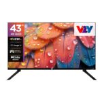 VZY by DishTV 108 cm (43 inch) QLED 4K Ultra HD Smart Google TV (X43UHQG5)