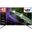 VZY by DishTV 43 Inch (109 cm) 4K QLED Smart LED TV with Dolby Vision & Atmos (X43UHQG5AV)
