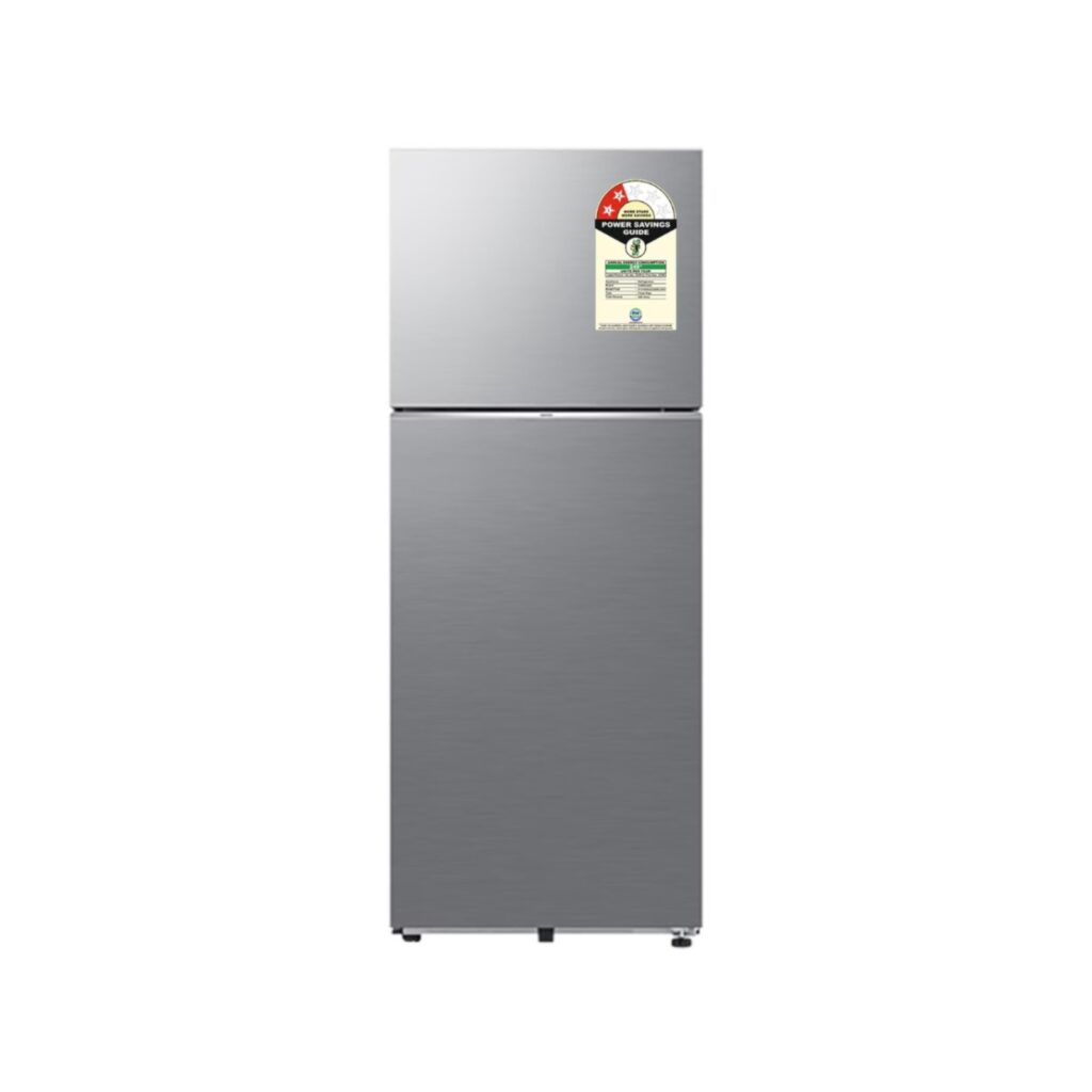 Samsung 396 L 2 Star Double Door Refrigerator with Bespoke AI (RT41HG6A22S8, Elegant Inox)