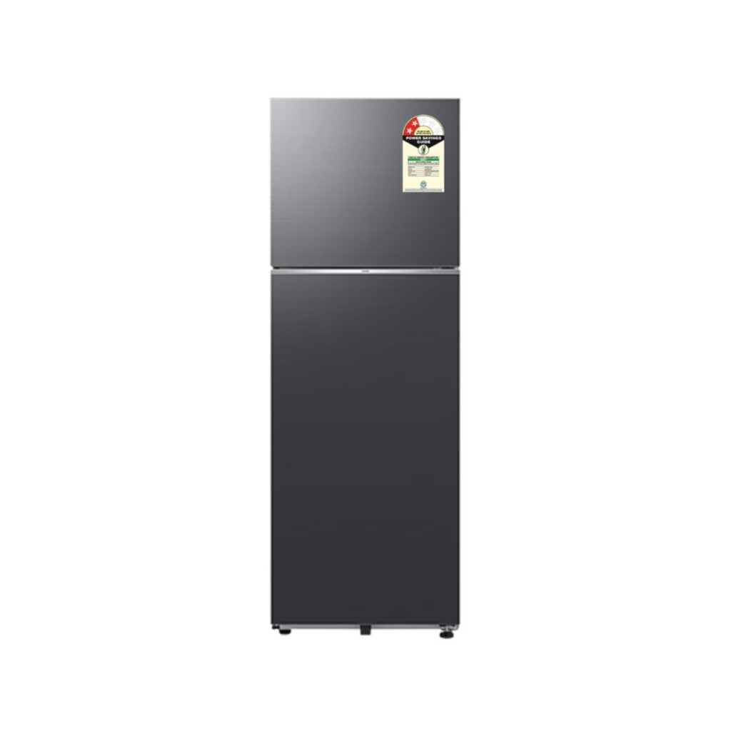 Samsung 350 L 2 Star Convertible Frost Free Double Door Refrigerator (RT38HG5A42BX, Luxe Black)