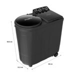 Whirlpool 8.5 Kg Semi Automatic with Faster Drying (Ace Turbo Dry Xtraa ,Grey Dazzle) - Image 3