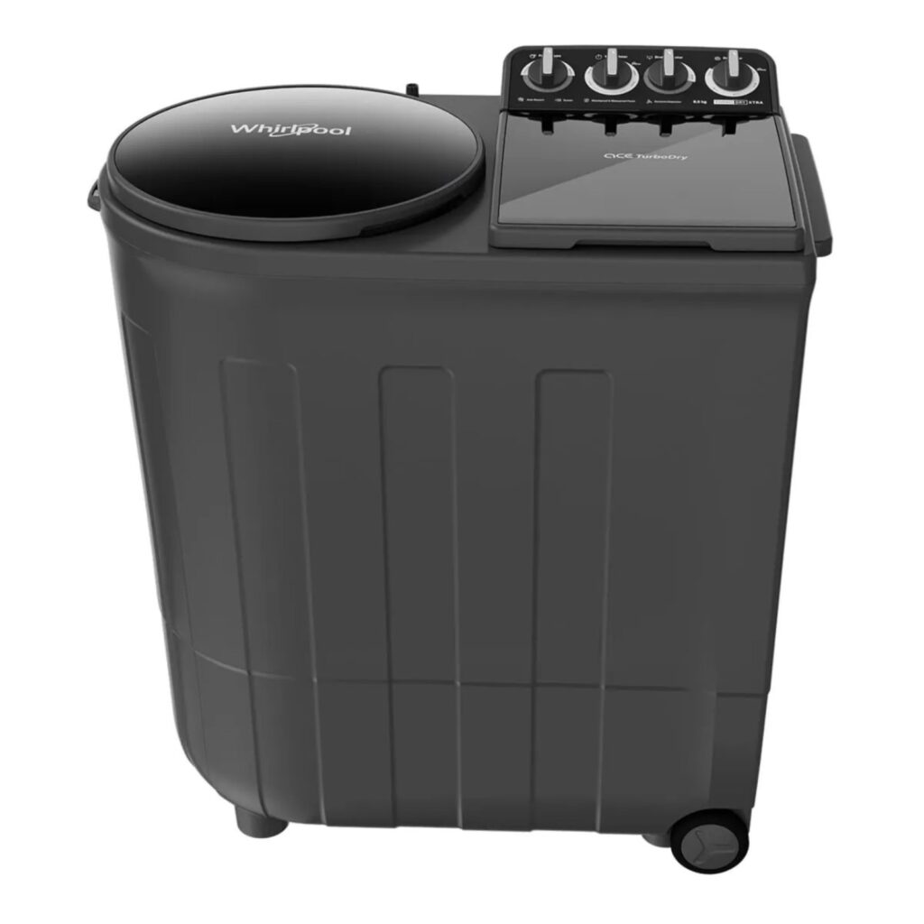 Whirlpool 8.5 Kg Semi Automatic with Faster Drying (Ace Turbo Dry Xtraa ,Grey Dazzle)