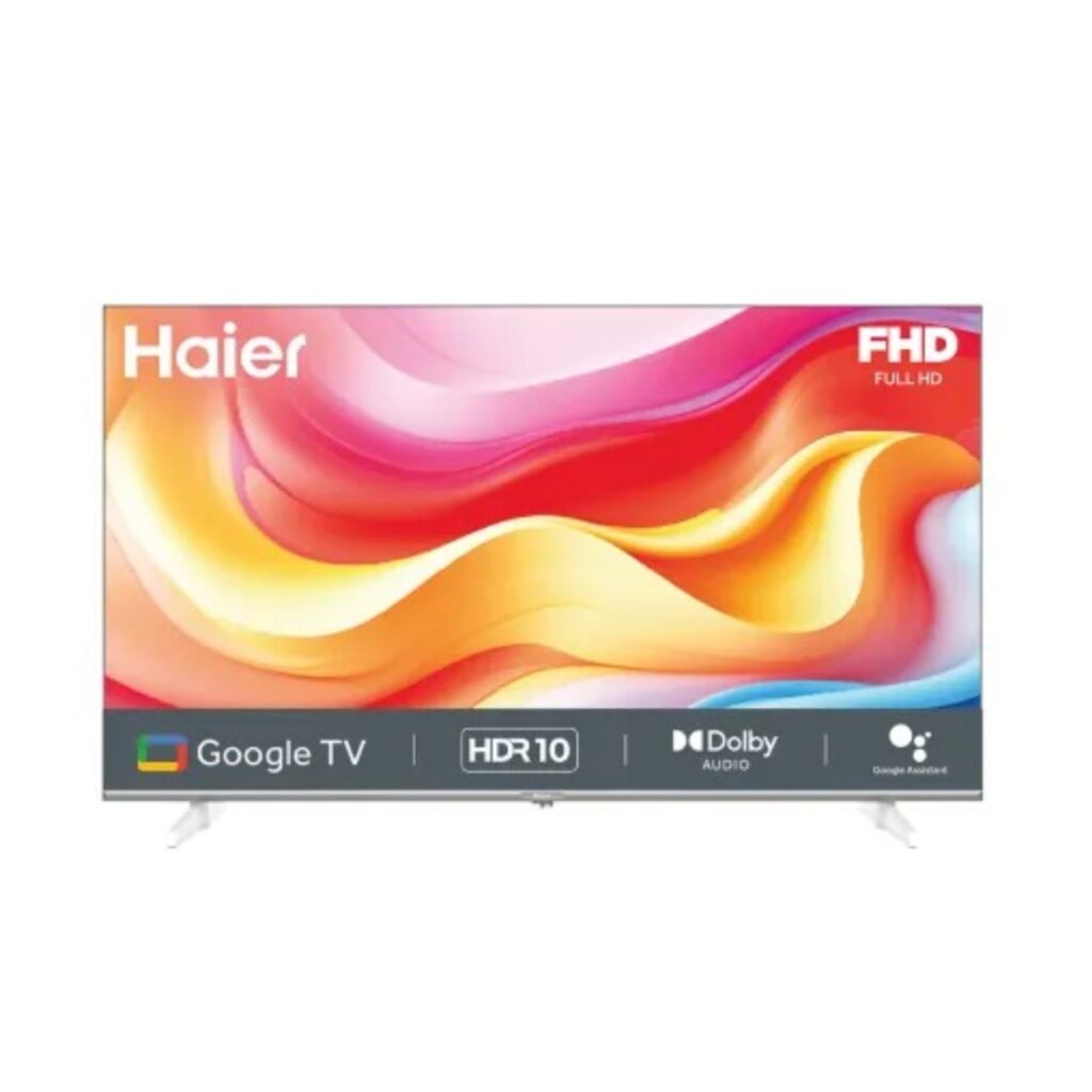Haier K85 Series 108cm(43 Inch) Full HD Smart Google TV With Google Assistant (H43K85FFX, Black)