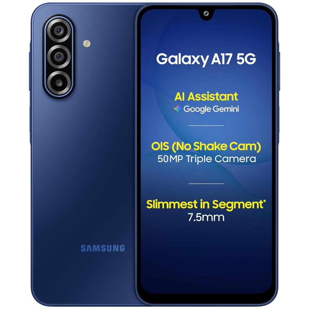 Samsung A17 5G (8GB/128GB Storage, Blue)