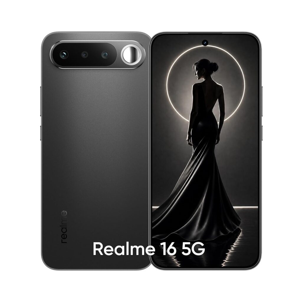 Realme 16 5G (8GB Ram/128GB Storage, Black)
