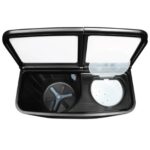 Haier 9 Kg Semi Automatic Washing Machine With Toughened Glass (HTW90-178FLN, Black) - Image 3