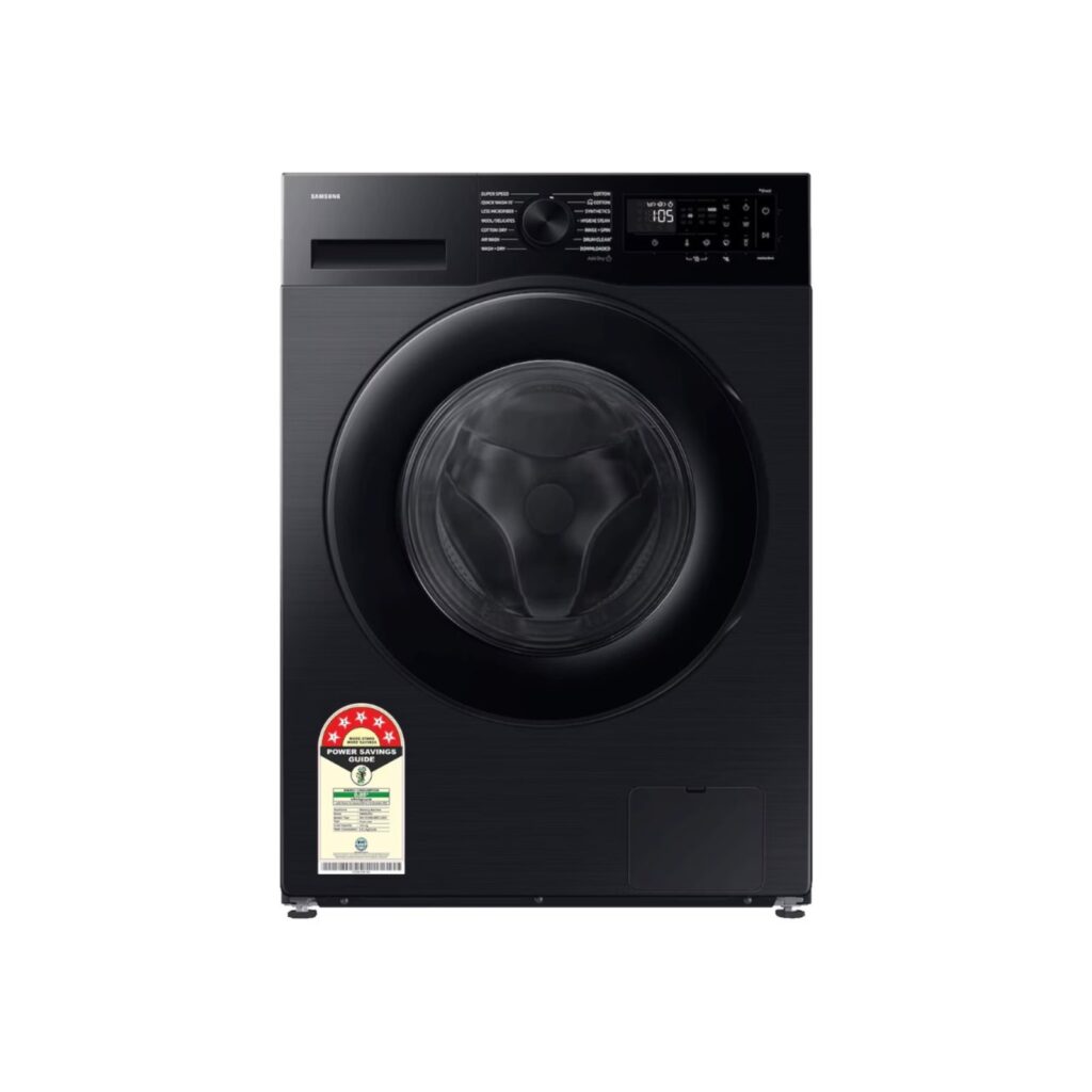 Samsung 12 kg/7 kg Front Load Washer Dryer Combo, Superspeed (WD12FG5B34BB, Black)