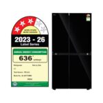 LG 790 L 3 Star Side by Side Smart Inverter Compressor Refrigerator (GL-B277HBM3, Black Mirror ) - Image 3