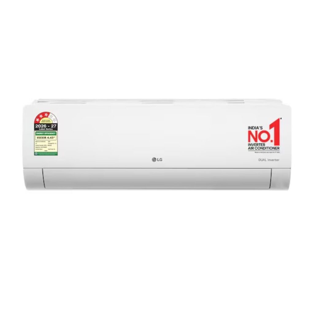 LG 1.5 Ton 3 Star AI Dual Inverter Split AC, Diet Mode+, Viraat Mode, 5.3 kW, 2026 Model (AS-Q19MNXE, White)