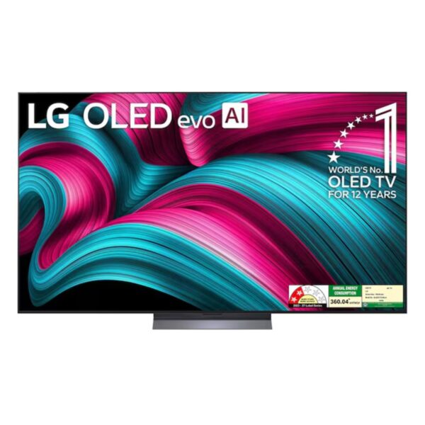 LG 195cm (77 Inch) OLED Smart LED TV , α9 AI Processor 4K Gen8, VRR 144Hz Refresh Rate, Dolby Vision & Atmos (OLED77C56LA)