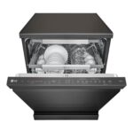 LG Dishwasher, TrueSteam, 15 Place Setting, QuadWash, LG's EasyRack, Wi-Fi, Auto Open Door (DFB335HM, Matte Black) - Image 4
