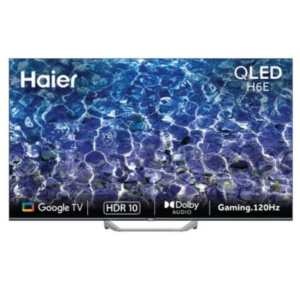 Haier 164cm (65 Inch) QLED 4K Ultra HD Smart Google TV (H65S80FUX)