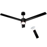 Luker Size Zero Crown Glow BLDC 32W Ceiling Fan with 3 Mode Underlight ( Black Copper Finish)