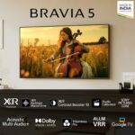 Sony 139cm (55 Inch) BRAVIA 5 Ultra HD 4K AI Technology Smart Mini LED Google TV (K-55XR55A, Black) - Image 2
