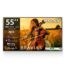 Sony 139cm (55 Inch) BRAVIA 5 Ultra HD 4K AI Technology Smart Mini LED Google TV (K-55XR55A, Black)