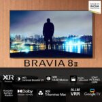 Sony 164cm (65 Inch) BRAVIA 8 II 4K Ultra HD AI Technology Smart OLED Google TV (K-65XR80M2, Black) - Image 2