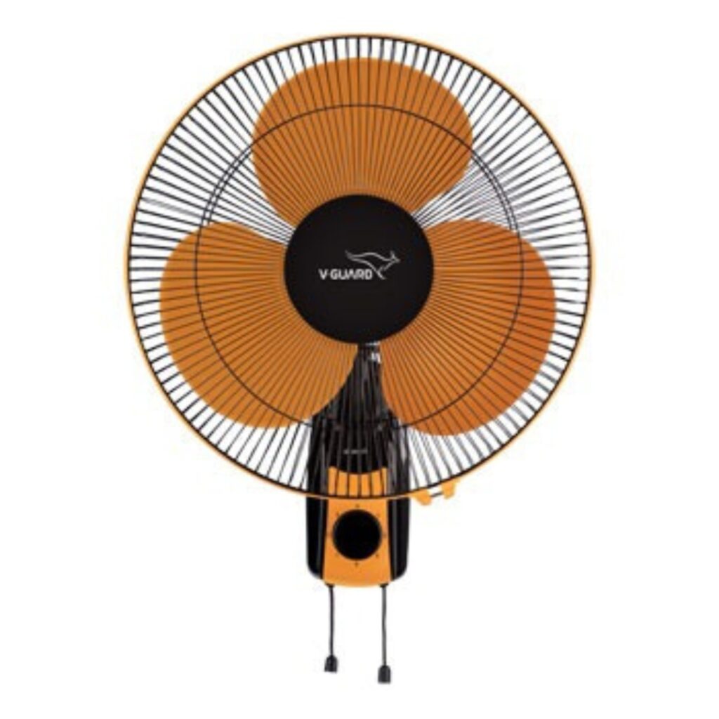 V-guard Glado STD 55W Wall Fan, Orange Black