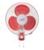 V-guard Glado STD 55W Wall Fan, White Red