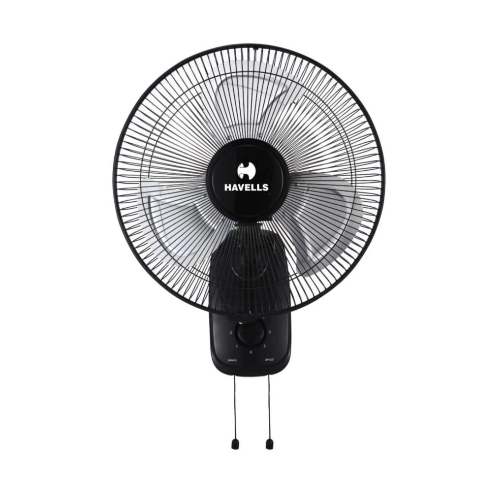 Havells Girik Neo Wall Fan 400 mm, Black