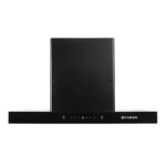 Faber 75cm Wall Mounted Chimney (HOOD CYGNUS IN 3D HC SC FL BK 75)
