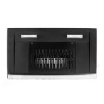 Faber 75cm Wall Mounted Chimney (HOOD CYGNUS IN 3D HC SC FL BK 75) - Image 3