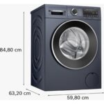 Bosch 9 Kg Series 6 Fully Automatic Front Load washing machine, 1400 Rpm (WGA244ZPIN, Blue) - Image 3