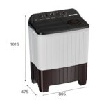 Bosch 8 kg Series 2 Semi automatic washing machine, 1300 Rpm (WJP80AU0IN) - Image 2