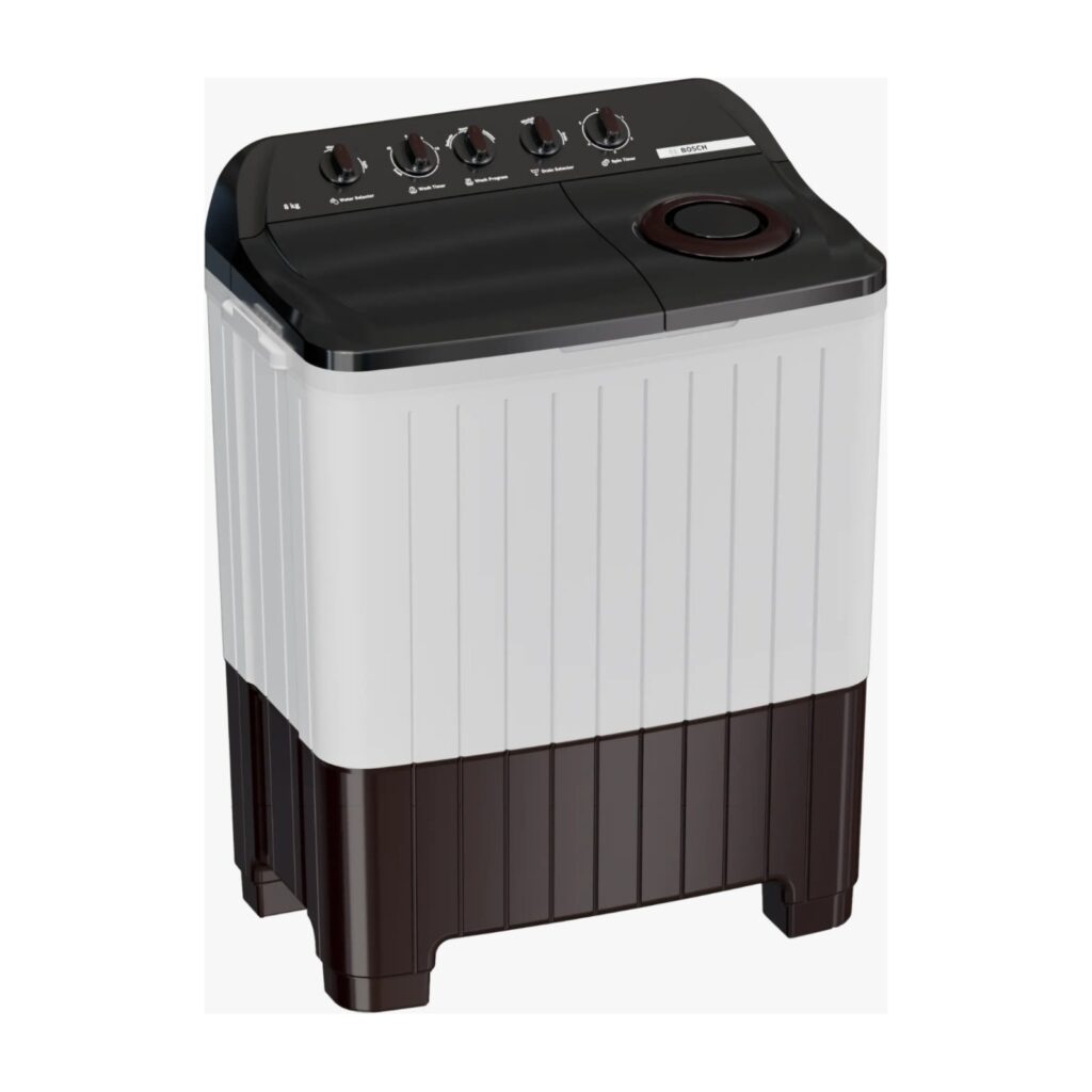 Bosch 8 kg Series 2 Semi automatic washing machine, 1300 Rpm (WJP80AU0IN)