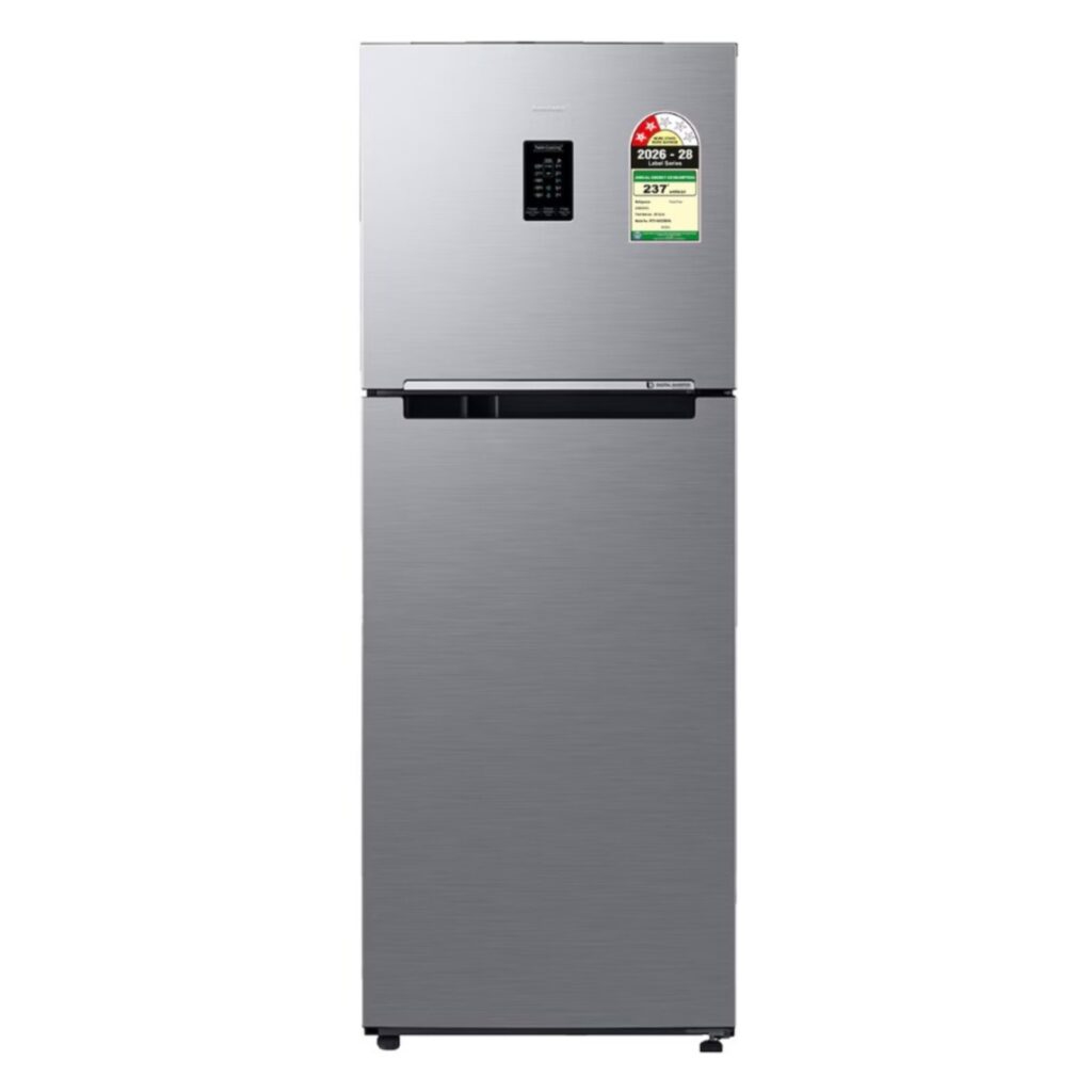 Samsung 301 L 2 Star Convertible Double Door Refrigerator with Twin Cooling Plus (RT31H4522S8, Elegant Inox)