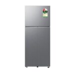 Samsung 419 L 2 Star Bespoke AI Double Door Refrigerator (RT45HG6A22SL, EZ Clean Steel)