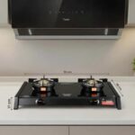Prestige Svachh Glass Top Gas Stove with Liftable 2 Burners (GTSB-02,Black) - Image 2