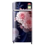 Samsung 189 L 5 Star Single Door Refrigerator with Horizontal Curve Design (RR21H2G25BB, Begonia Blue)