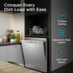 Midea 13 Place Setting Freestanding Dishwasher, iOT Enabled (MDWPF1301(SS)-WG, Silver) - Image 6