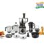 Prestige Endura Pro 1000 Watt Multi Functional Mixer Grinder With 6 Jars with Food Processing Attachments