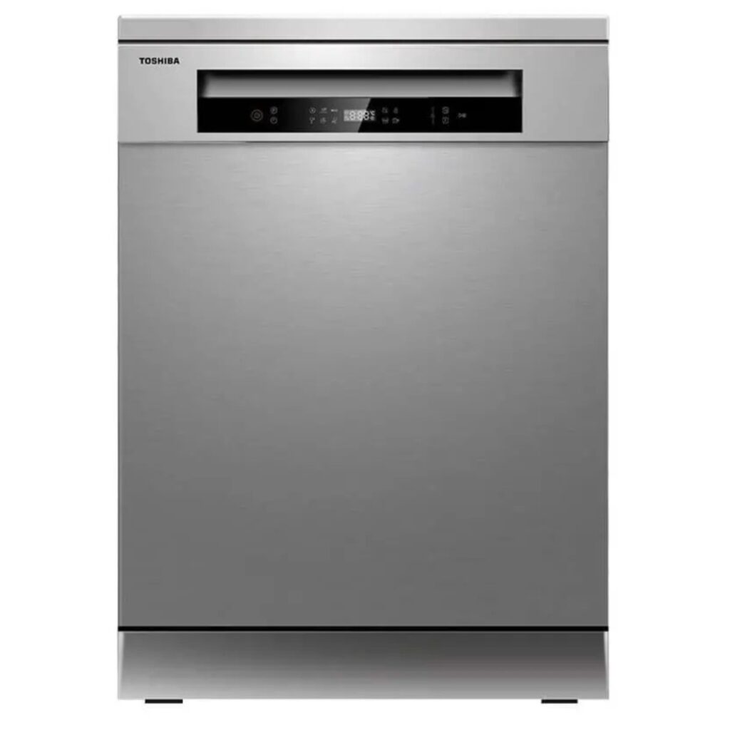 Toshiba 14 Place Settings Dishwasher With 6 Wash Programme (DW-14F1IN(S)-1,Silver)