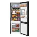 LG 340L 2 Star Wi-Fi Convertible Bottom Freezer Refrigerator, Door Cooling+ (GLB3426BEBM, Black Mirror) - Image 4