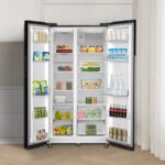 Toshiba 560 L Frost Free Side by Side Refrigerator (GR-RS682WE-PMI(06), Morandi Grey) - Image 2