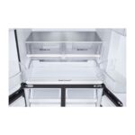 LG 610L 3 Star Wi-Fi Convertible French Door (4 Door) Refrigerator, Fresh Converter+, DoorCooling+ (GV-B25FFGMB, Black Glass) - Image 4