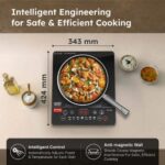 Prestige PIC 15.0 Plus 1900 Watts Induction Cooktop (Black) - Image 3