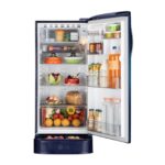 LG 185 L 5 Star Single Door Refrigerator with Base Stand Drawer, Smart Inverter Compressor​, Fast Ice Making (GLD1956ZABW​, Blue Waterlily) - Image 2