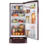 LG 185 L 5 Star Single Door Refrigerator with Base Stand Drawer, Smart Inverter Compressor​, Fast Ice Making (GLD1956ZARW​, Red Water Lily) - Image 2