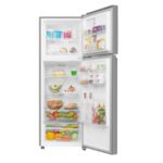 Haier 240L 2 Star Convertible Frost Free Double Door Refrigerator (HRF-2902IBBSA-P, Brushline Silver) - Image 2
