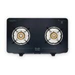 Preethi Alya 2 Burner Glass Top Gas Stove ,Manual Ignition - Image 2