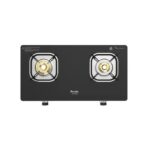 Preethi Silverin 2 Burner Glass Top Gas Stove, Manual Ignition(GTS425)